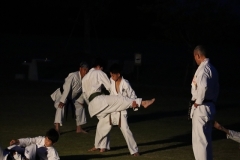 古武道の野外練習